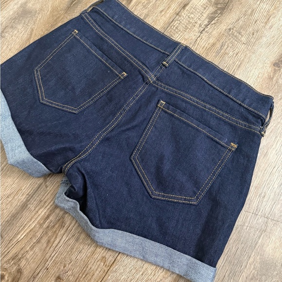 Old Navy • Dark Wash Cuffed Denim Shorts - Picture 7 of 9